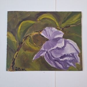 Plum Blossom Oil Painting 10x8 Canvas Board